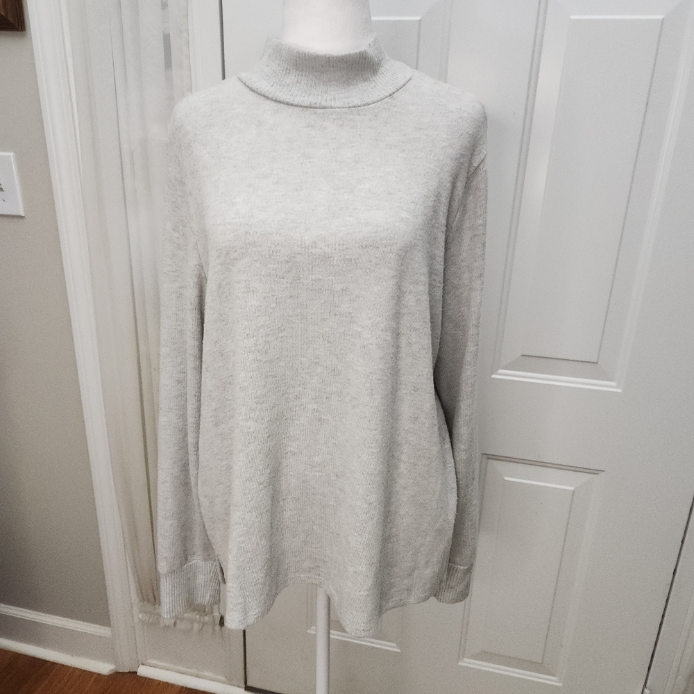 Lucky Brand Super Soft Long Sleeve Mock Turtleneck Sweater Size XL